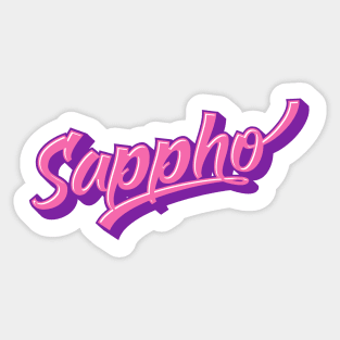 Sappho Greek Poet Symbol of Lesbian Love Sticker